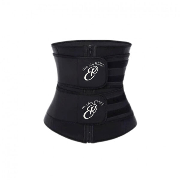 Unisex Latex Double Belt Waist Trainer